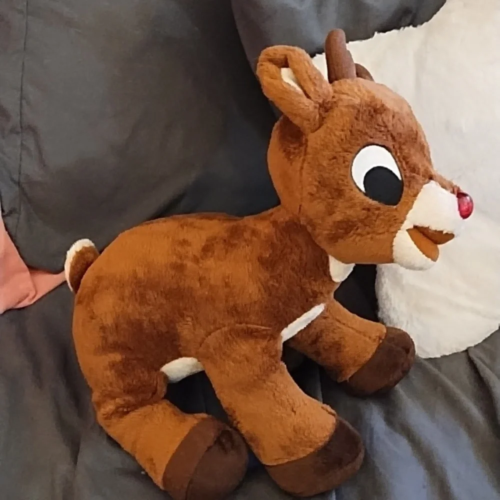RUDOLPH the Red Nose Reindeer Christmas Santa Stuffed Animal Toy
